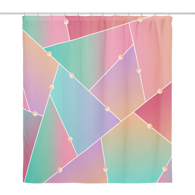 Broken Glass Shower curtain