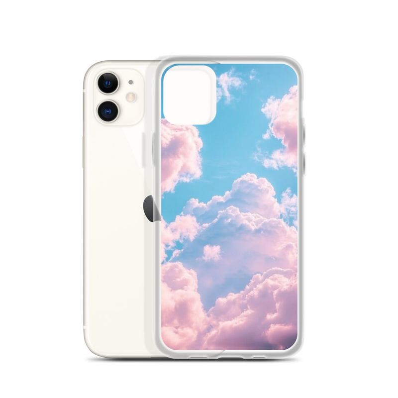 Cotton Candy Clouds Clear Case for iPhone®