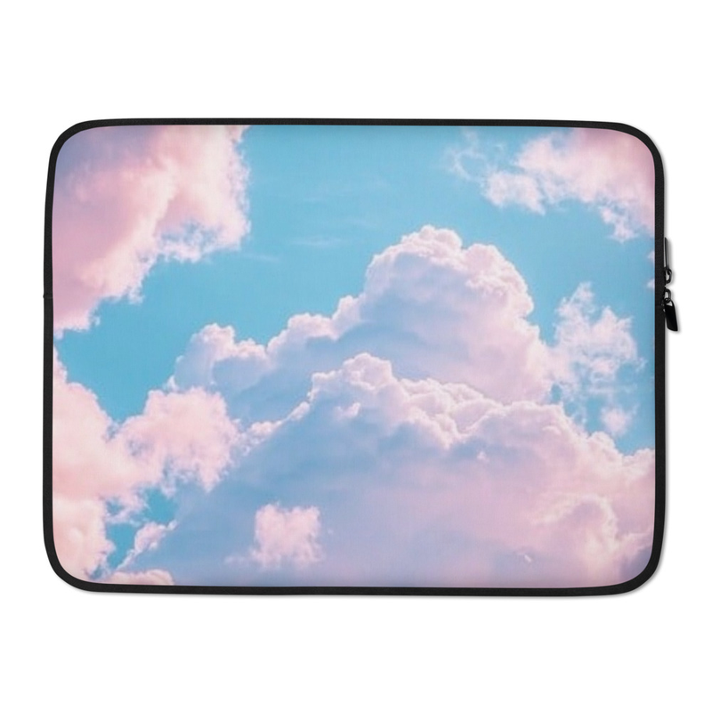 Cotton Candy Clouds Laptop Sleeve