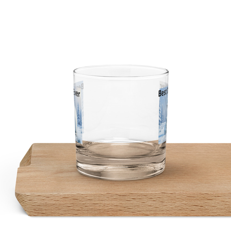 Best Dad Ever Rocks glass