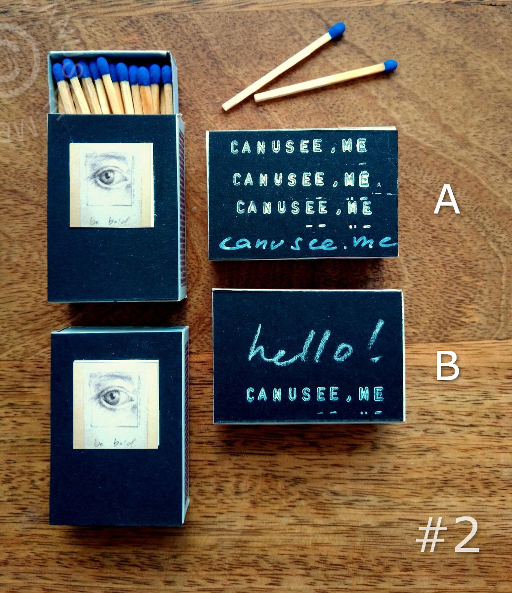 Matchboxes BLACK | art on fire