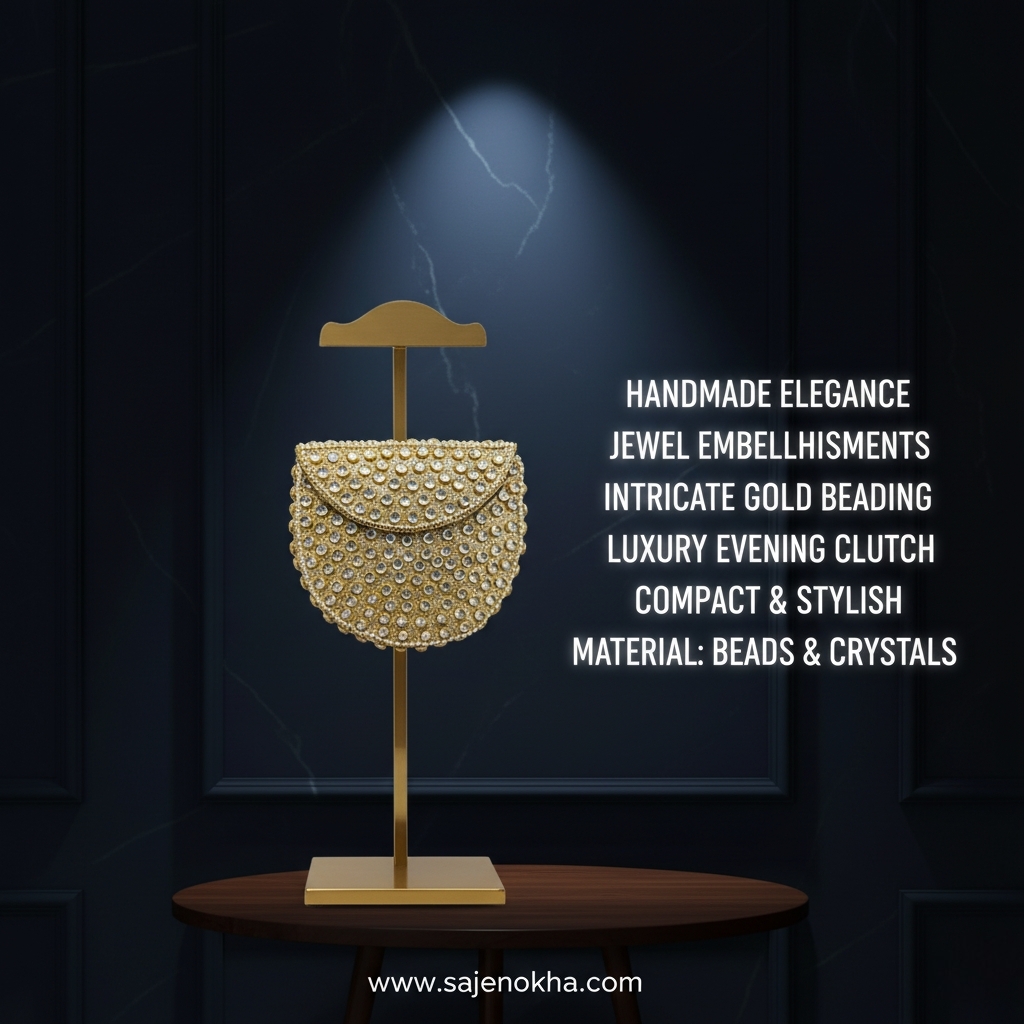 Luxury Beaded Evening Clutch