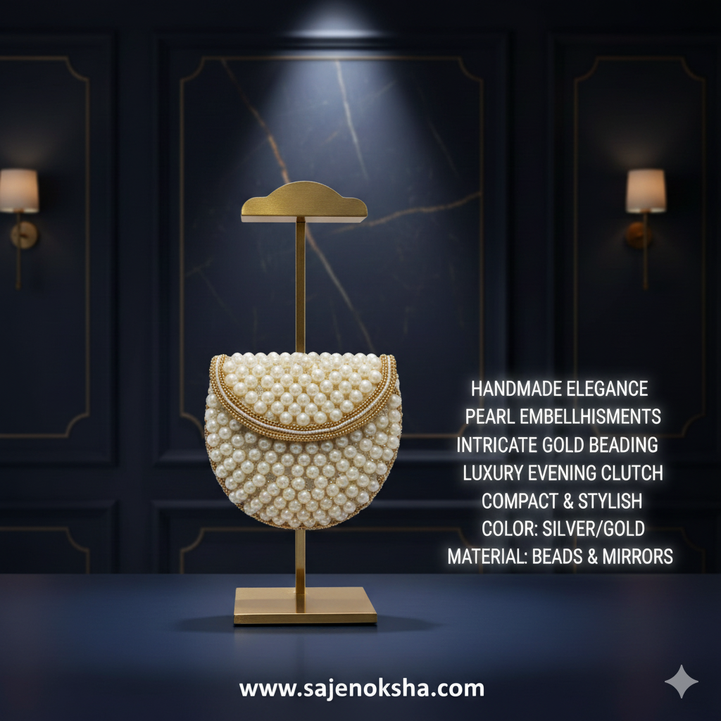 Mother-of-Pearl Luxury Clutch