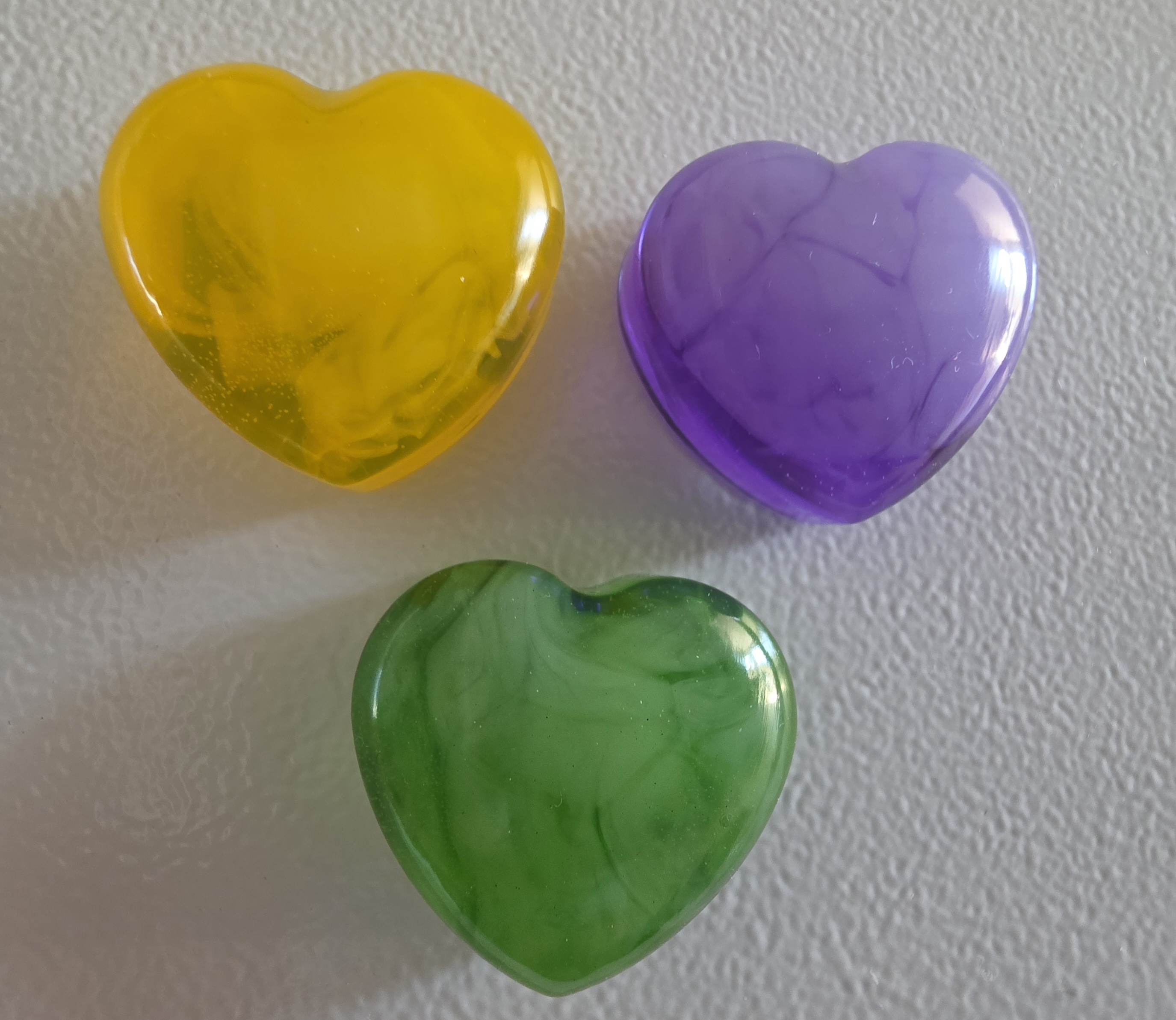 Coeurs fumée x3