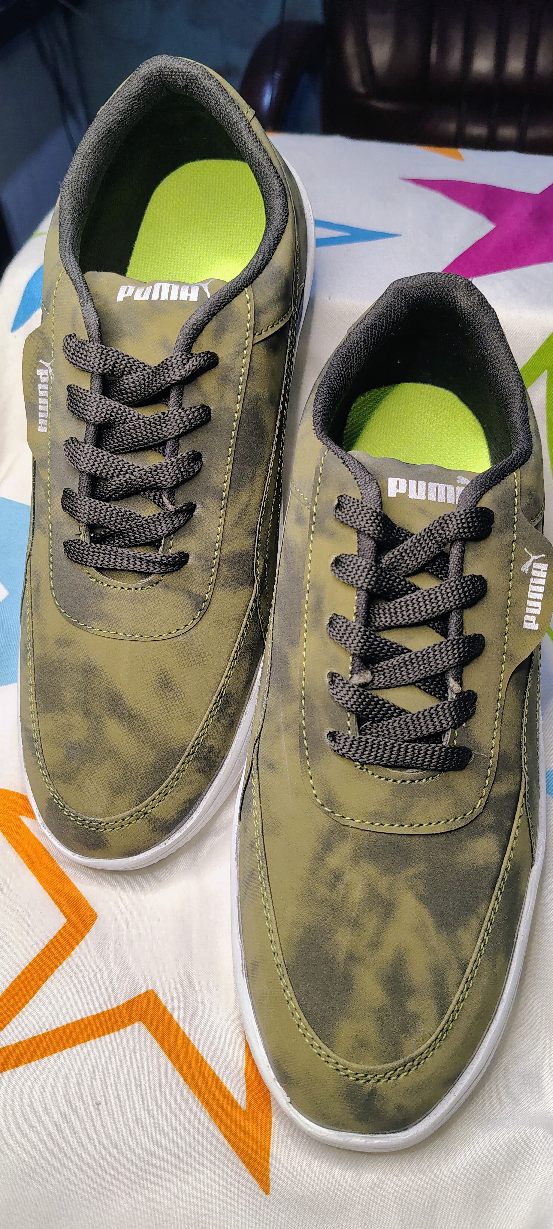 Puma Green Casual Sneakers