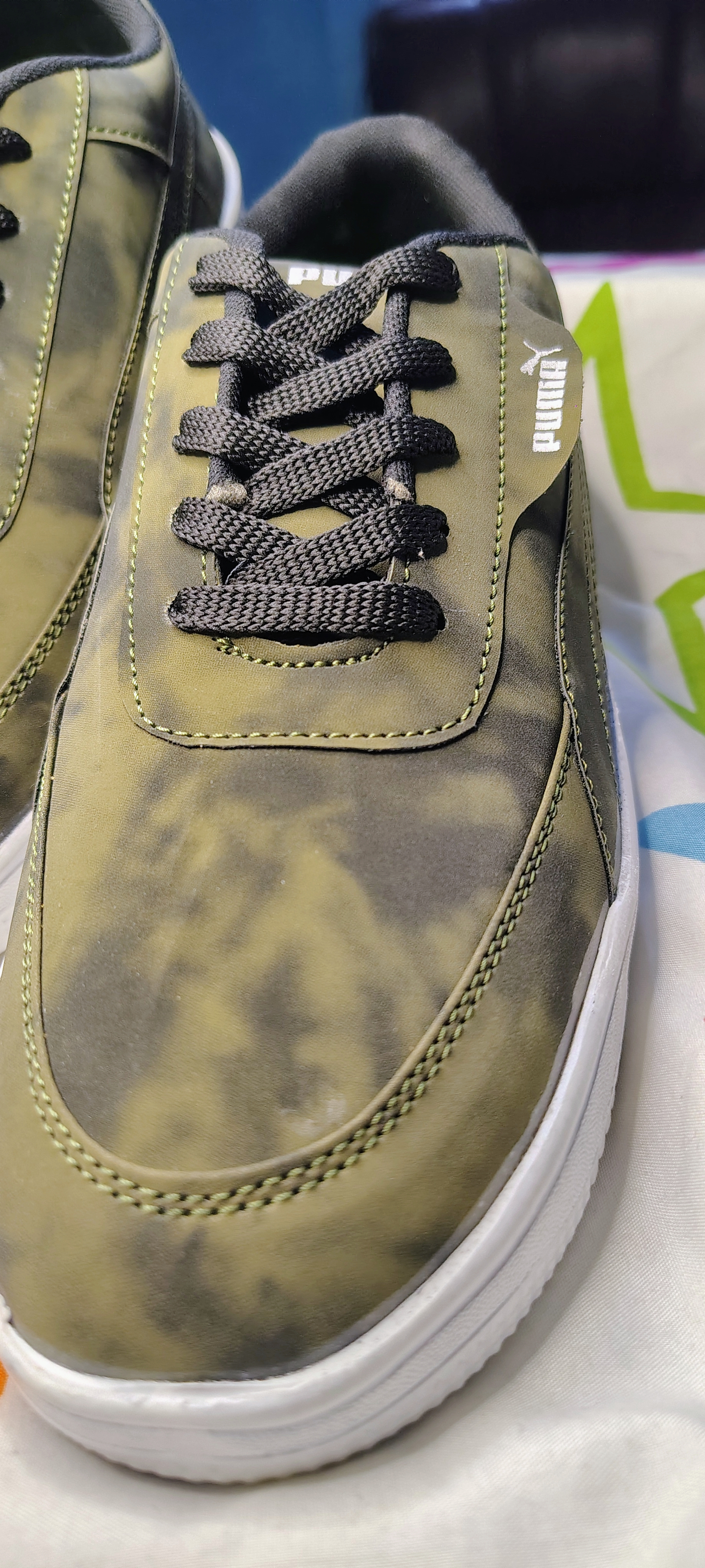 Puma Green Casual Sneakers