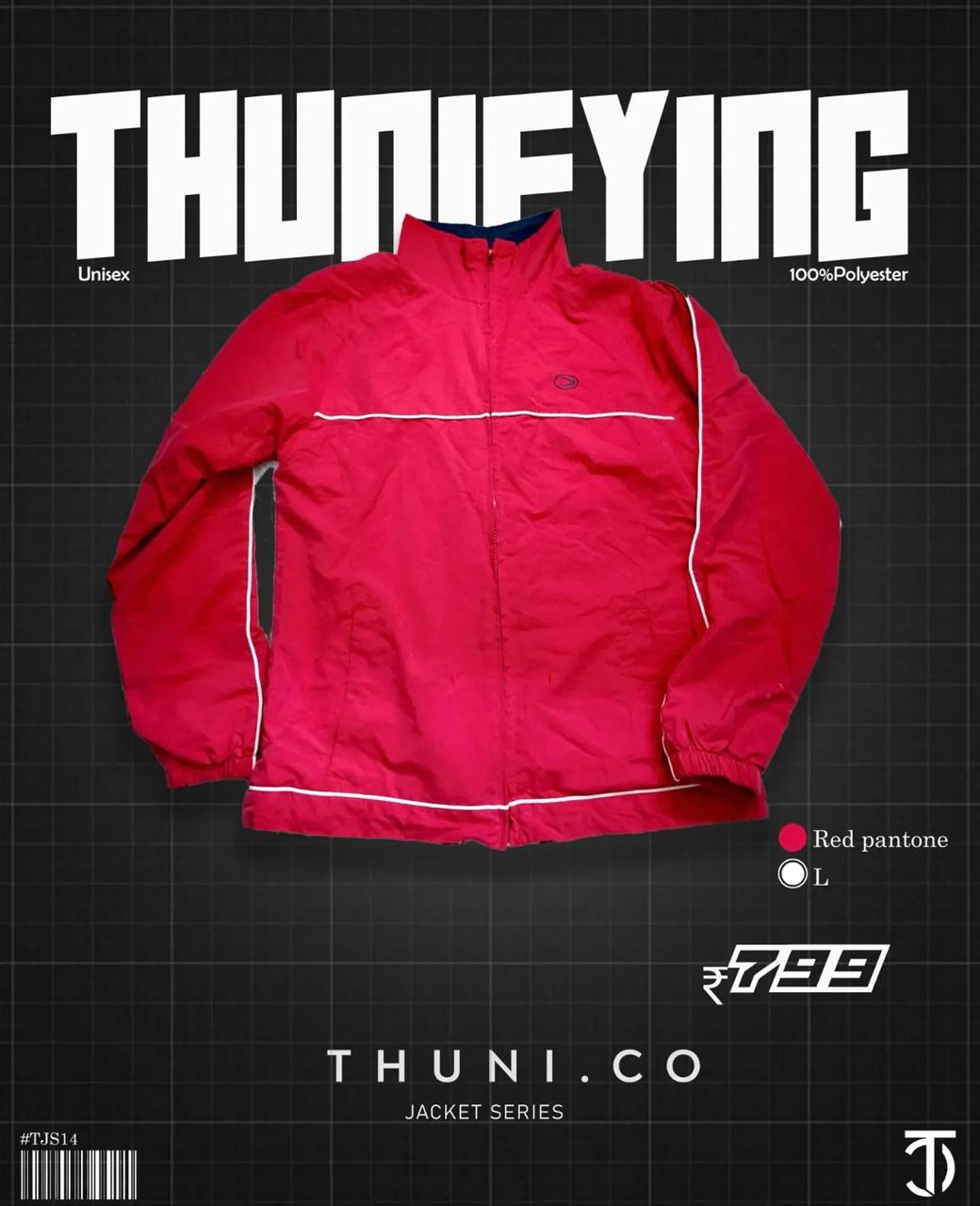 Thunifying Unisex Red Jacket
