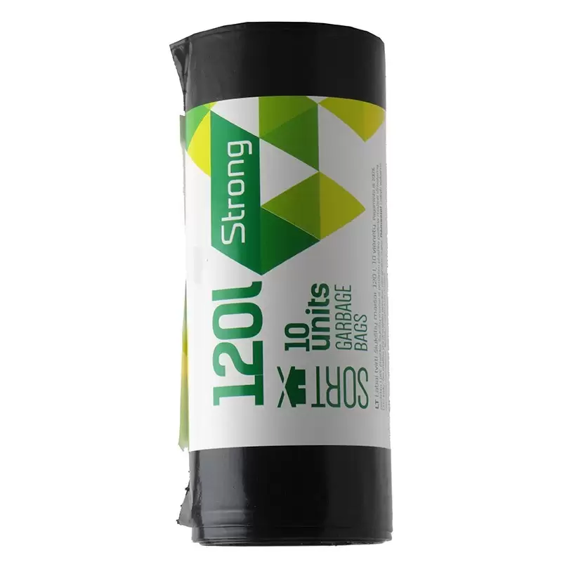 Siukšlių suspaudėjas su šiusklių maišais