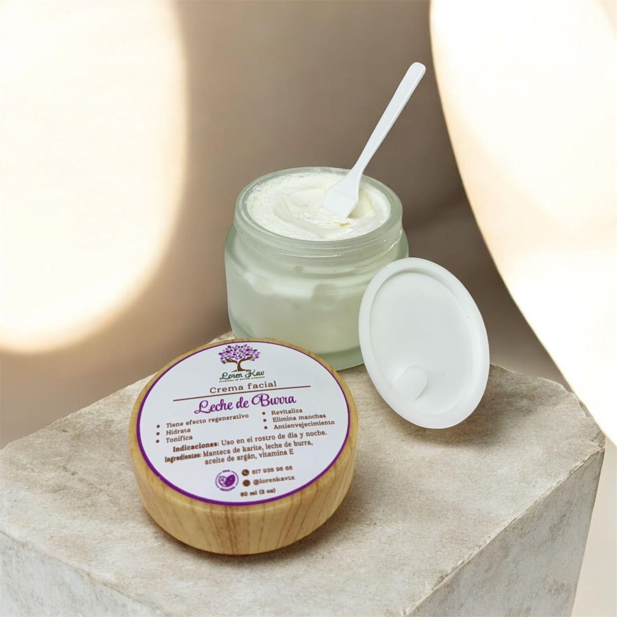 Crema Fecial de Leche de Burra