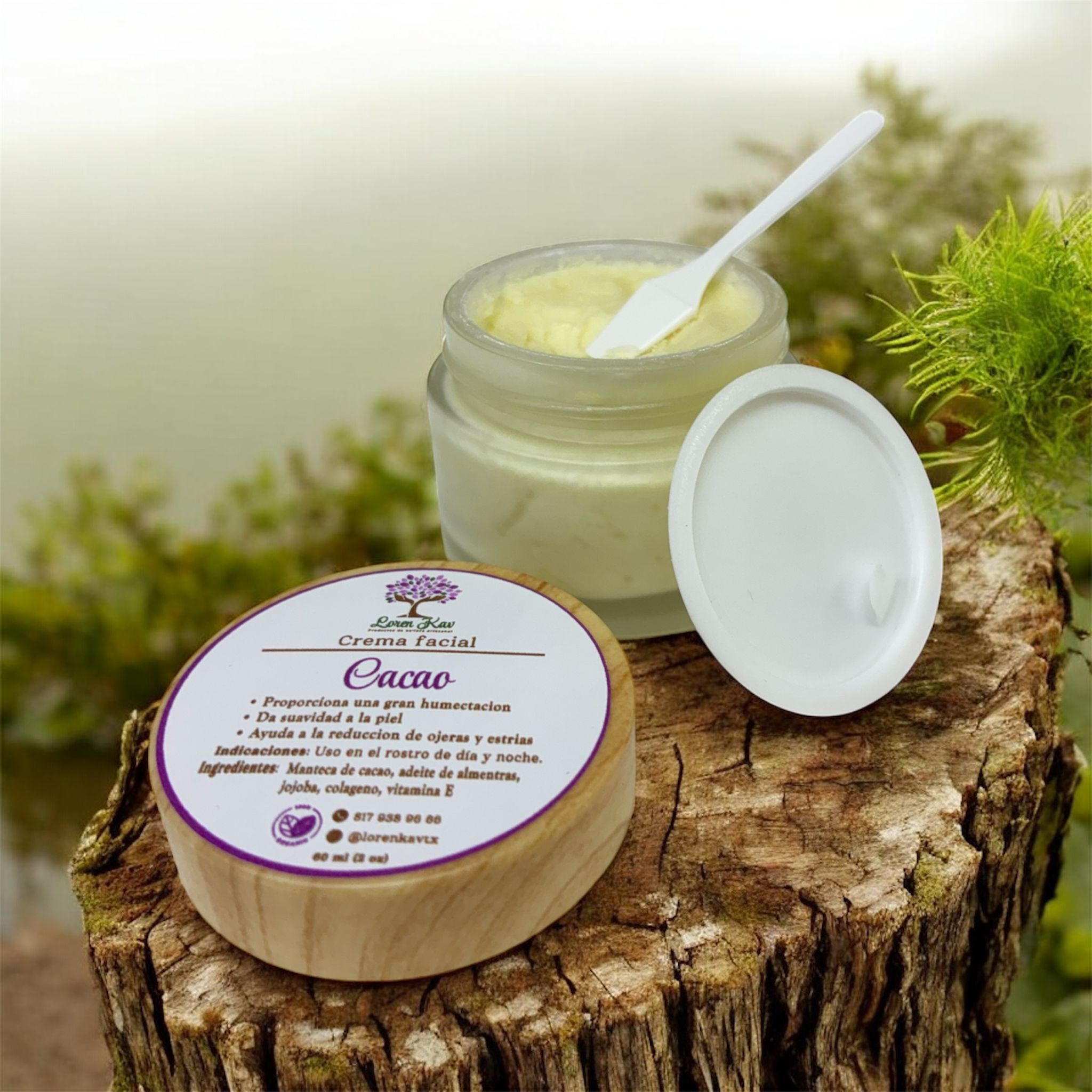 Crema Facial de Cacao