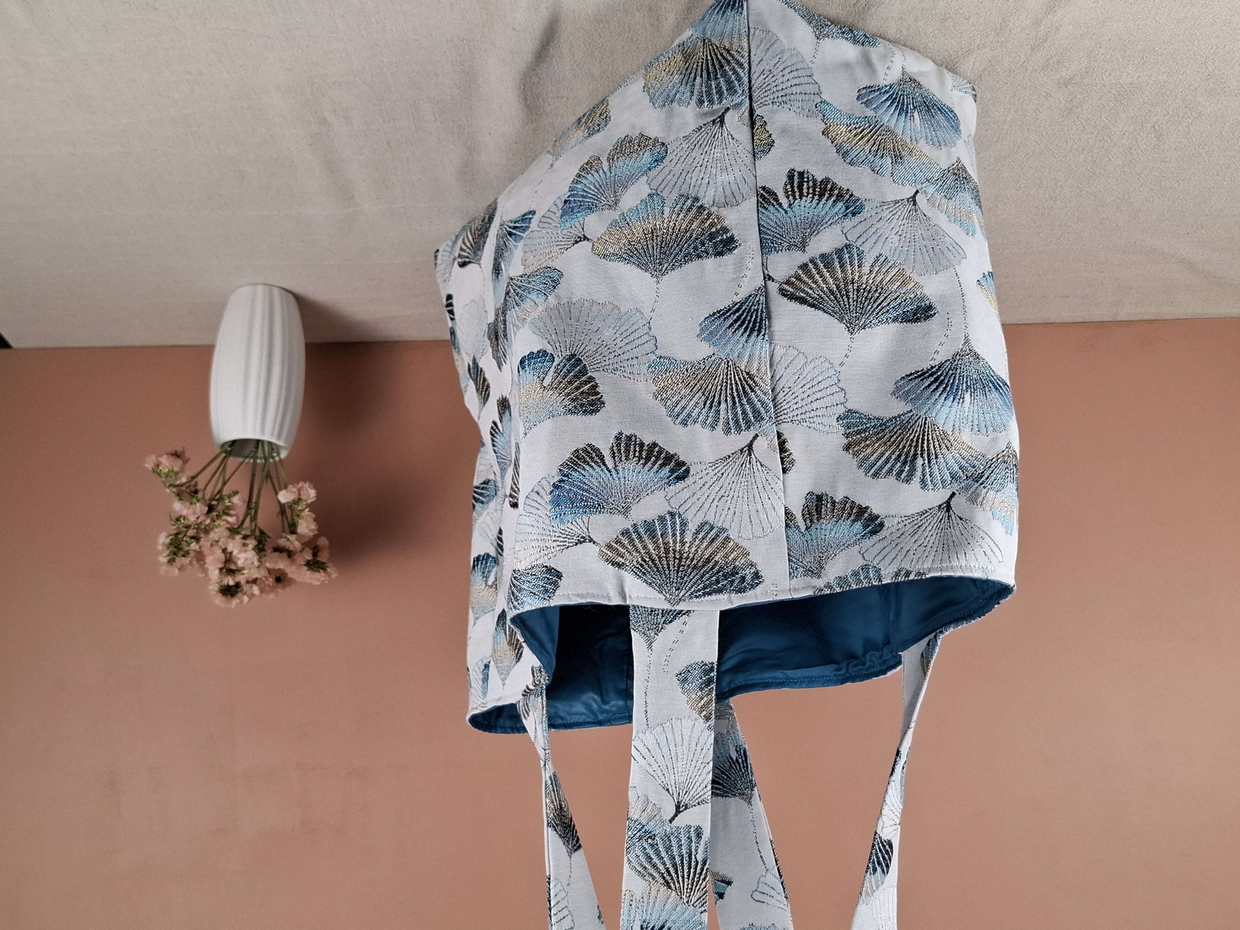 Cabas City "ginko bleu"