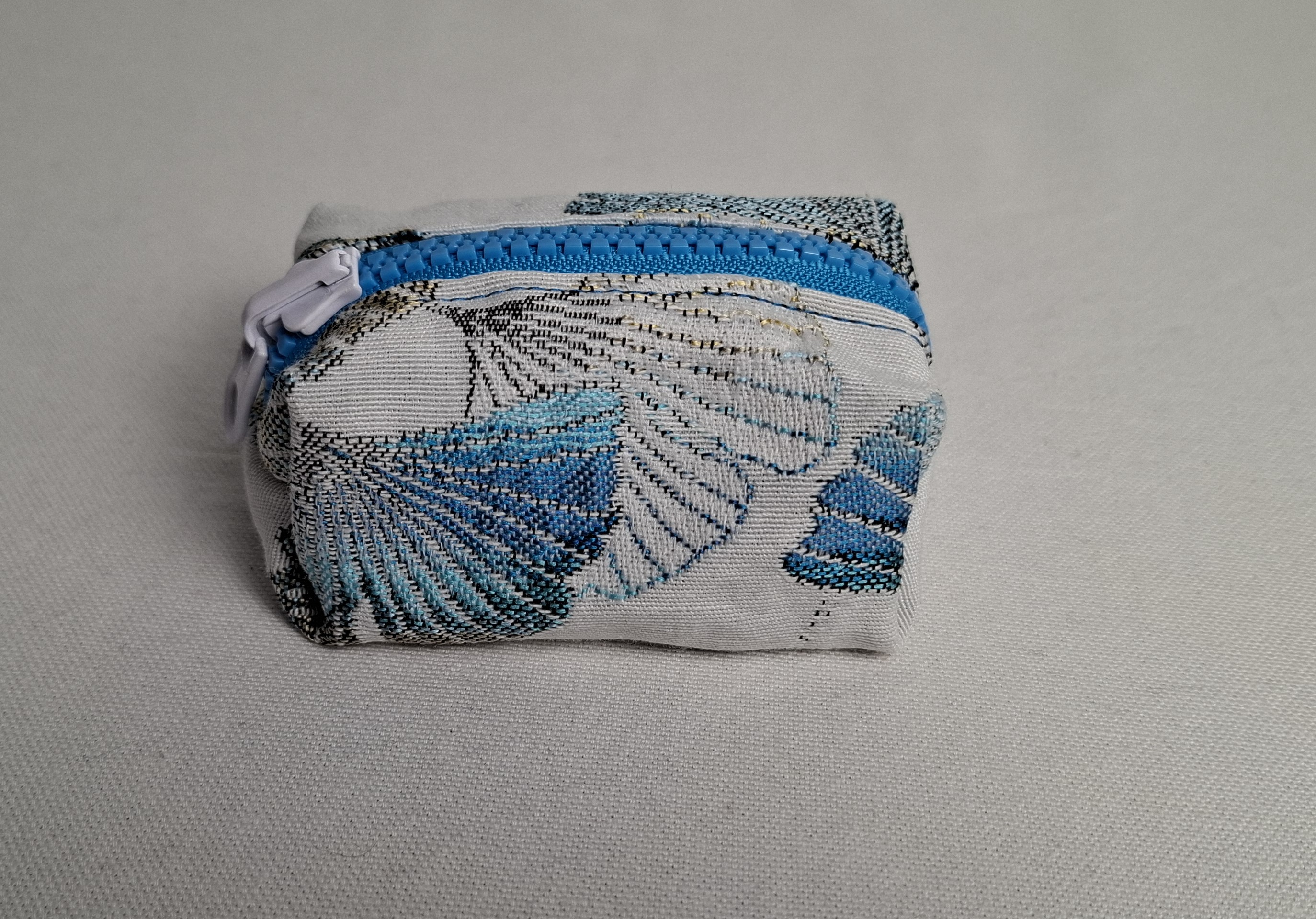 Porte-monnaie "Ginko bleu"