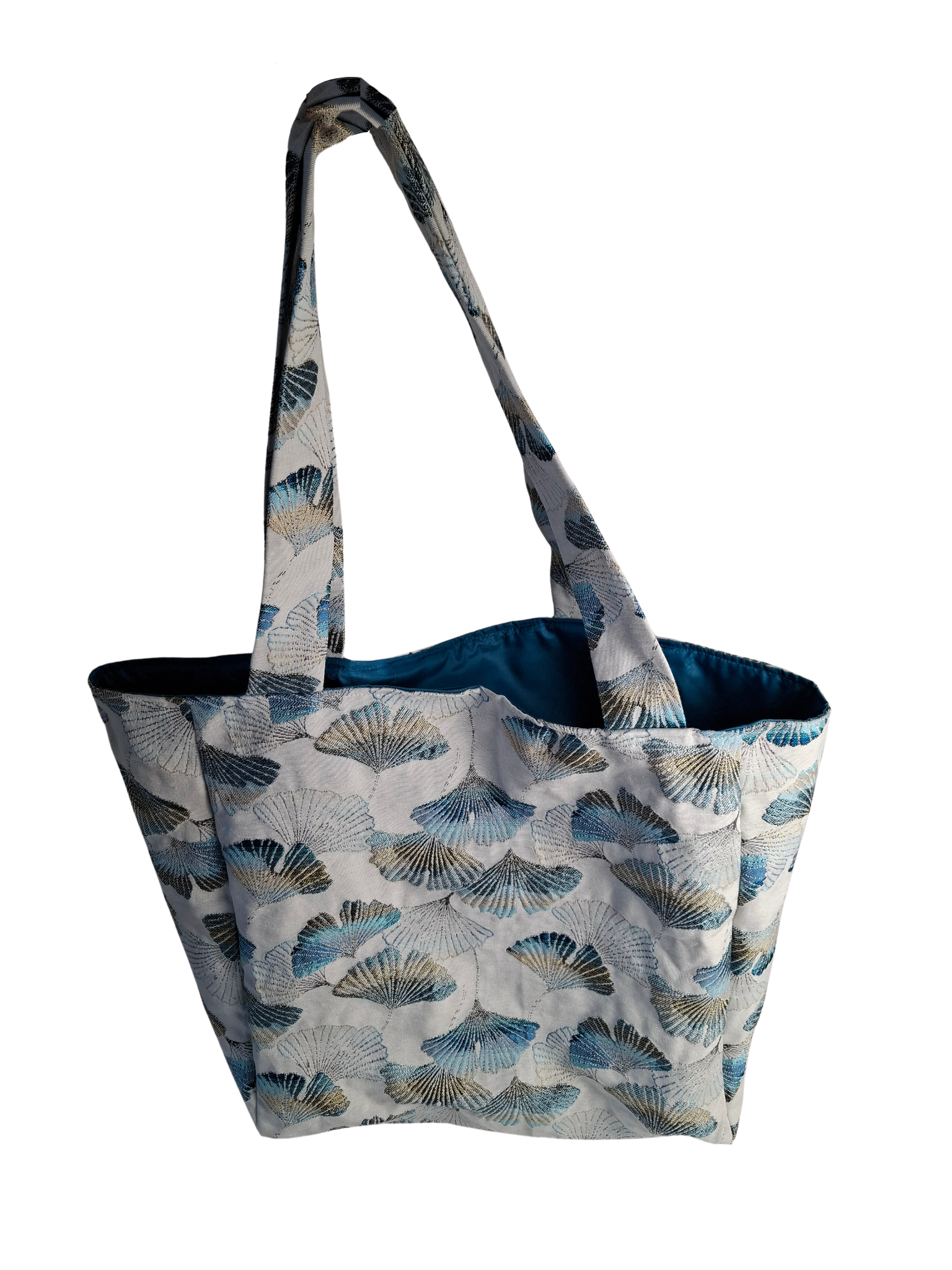 Cabas Pop "ginko bleu"