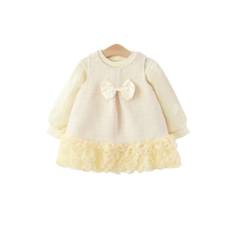 Baby Girl Cream Dress
