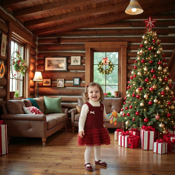 Girls' Two-Piece Dress Set