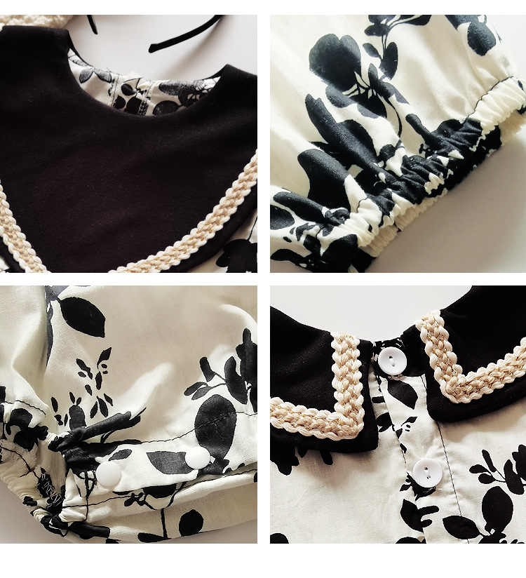 Baby Girl Floral Romper Set