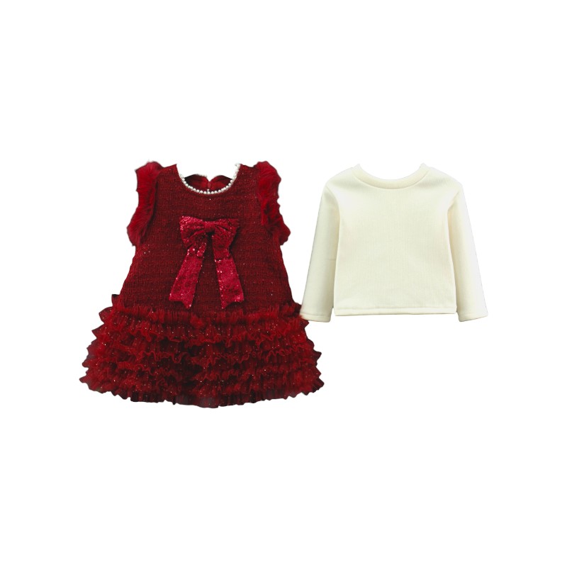 Red Christmas Dress for Girls
