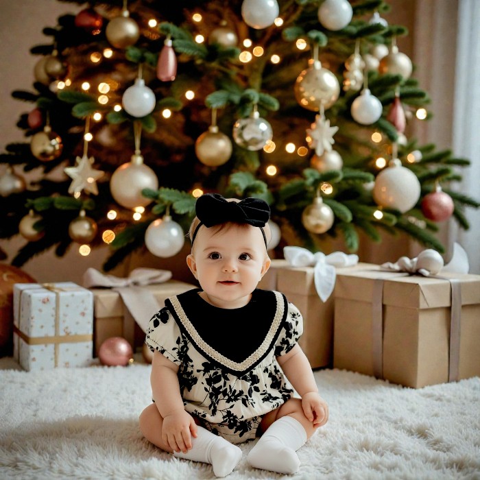 Baby Girl Floral Romper Set