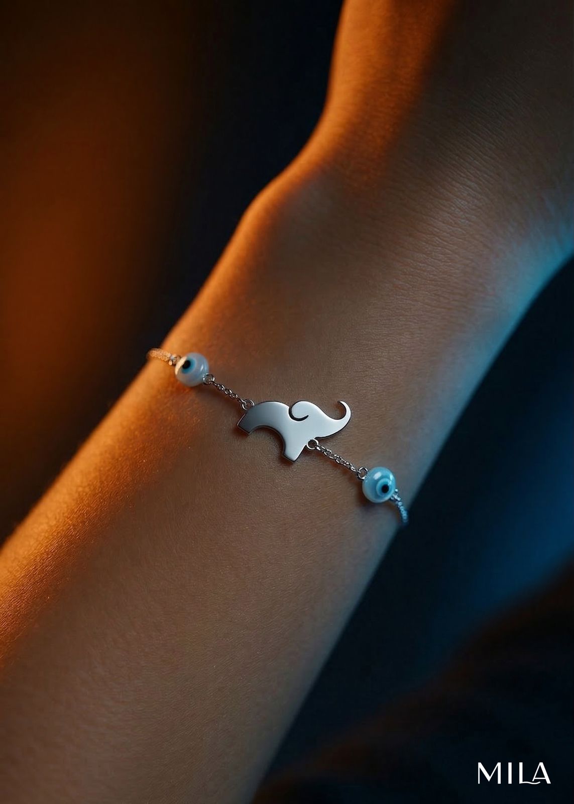 Pulsera Plata y Madre Perla MILA