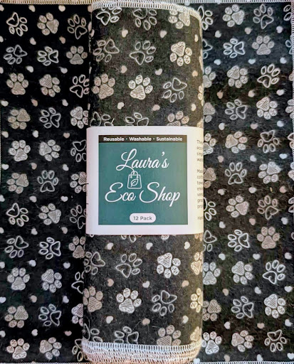 Organic Cotton Paperless Towels – Reusable, High-Absorbency, Zero Waste - Doggie Paw Prints