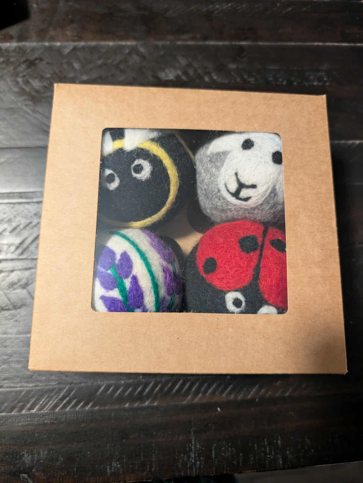 100% Wool Dryer Balls for Laundry – Natural, Anti-Static, 4-Pack