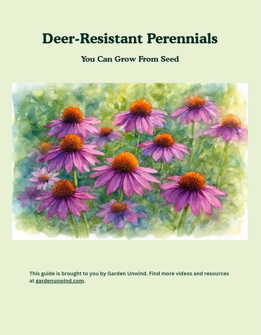Deer-Resistant Perennials You Can Grow from Seed