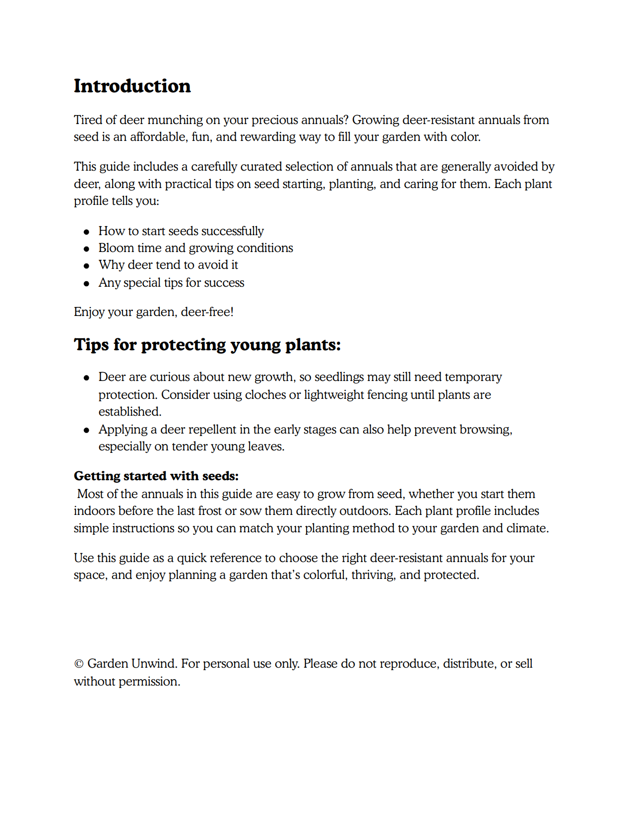 Deer-Resistant Annuals You Can Grow From Seed