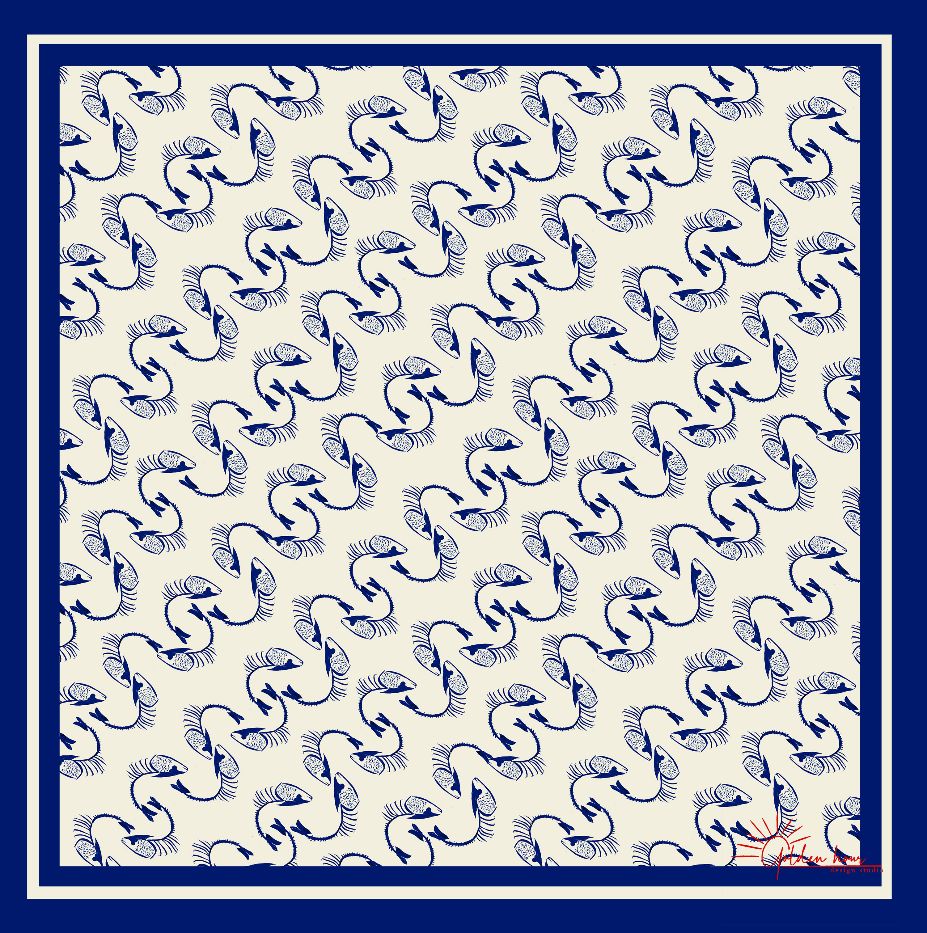 Fishbone Bandanna