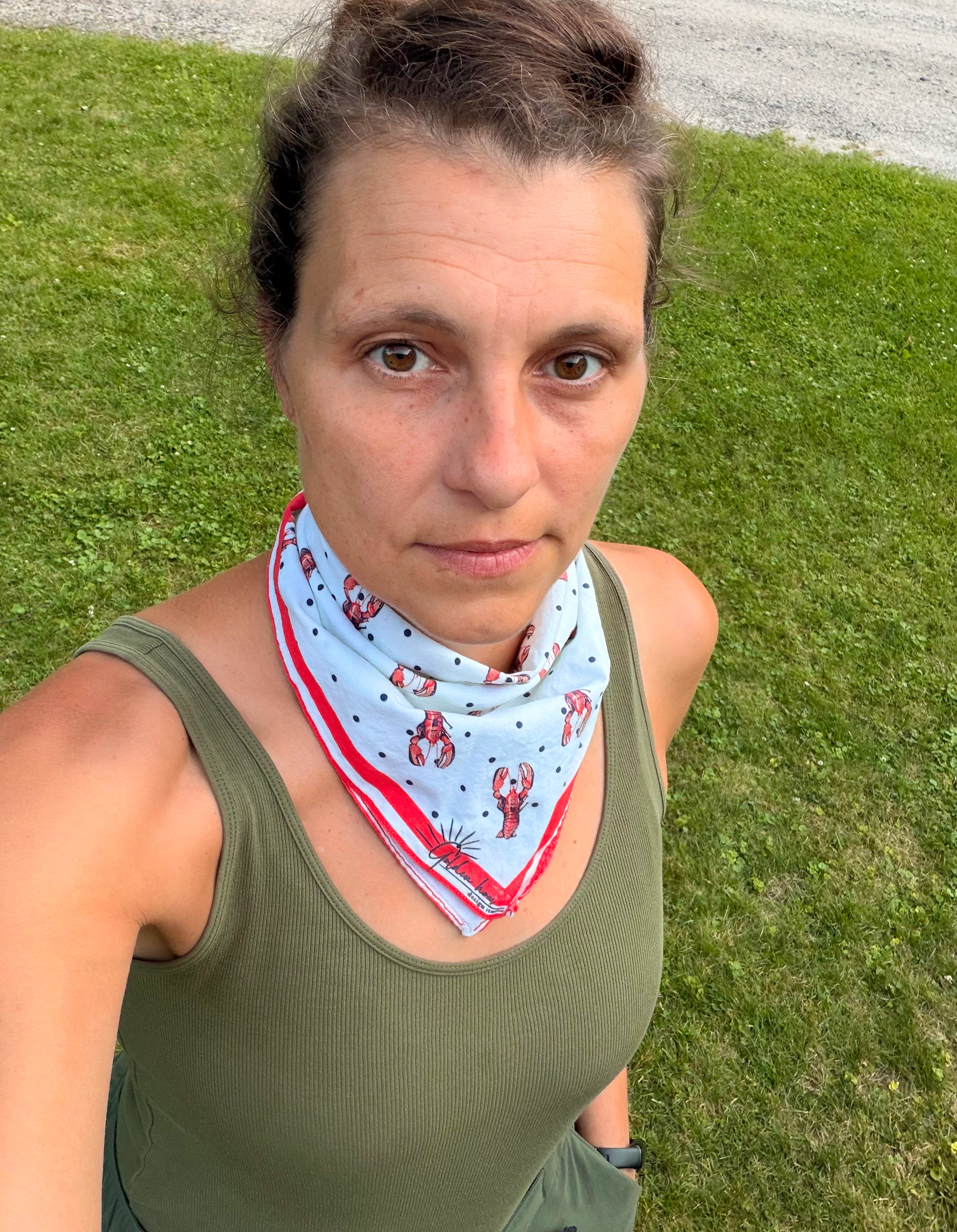 Lobster Polkadot Bandanna