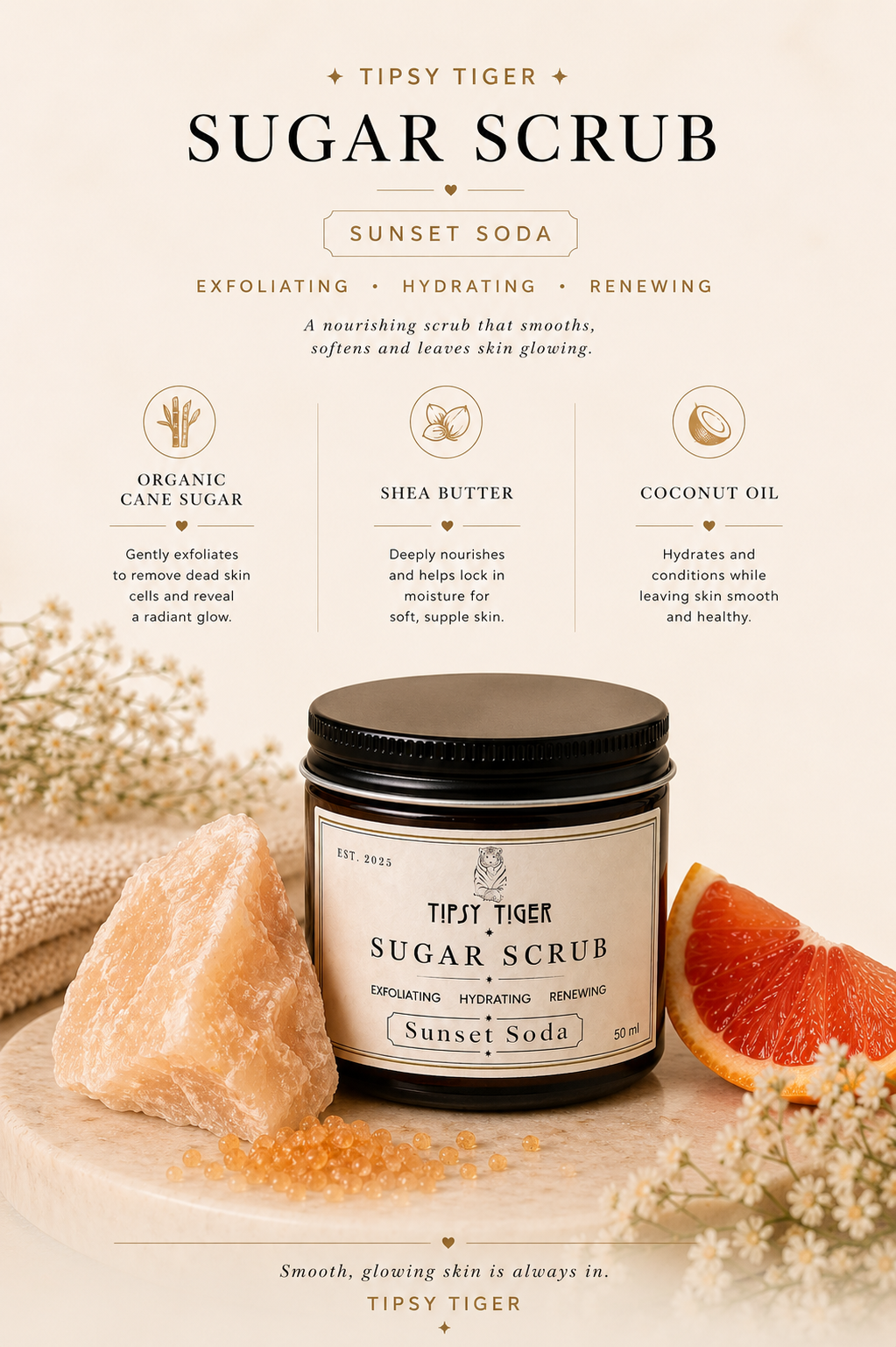 Sunset Soda Sugar Body Scrub