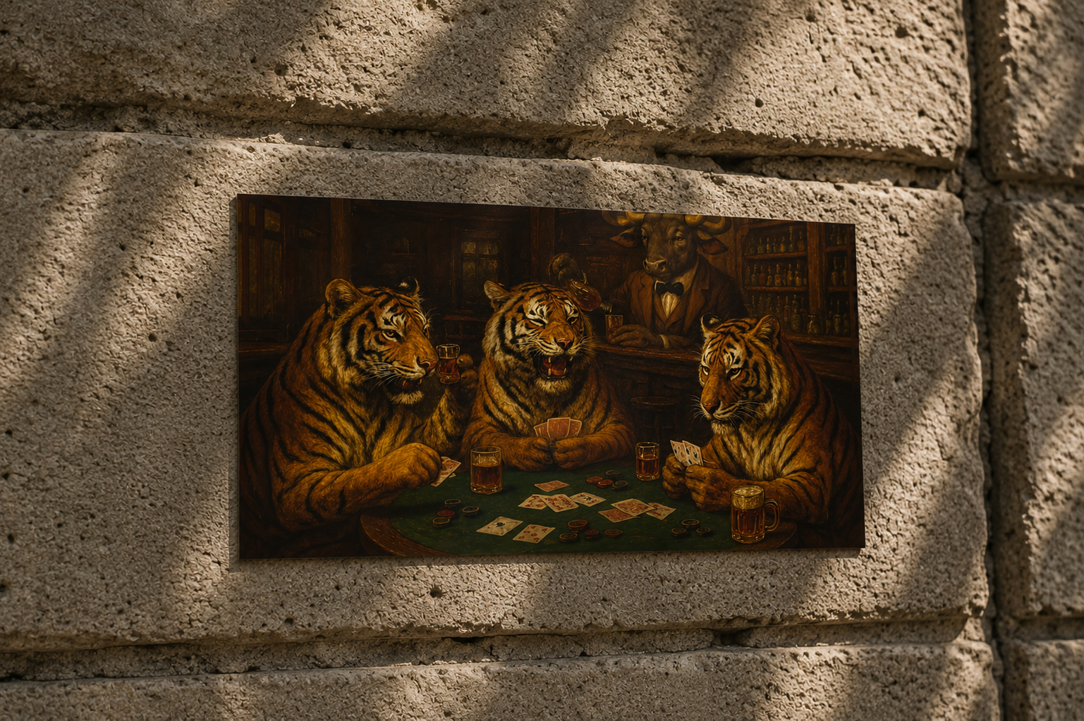 Tiger Group Sticker 