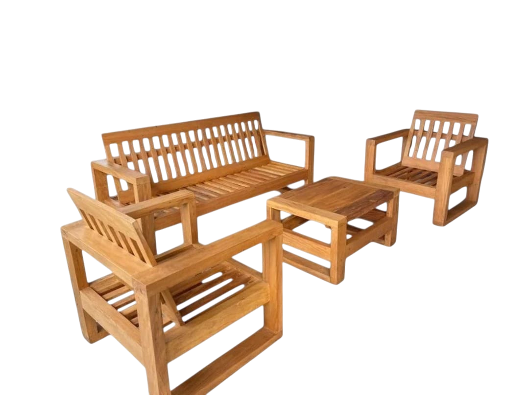 Jogo de Banco de Viga Maciça