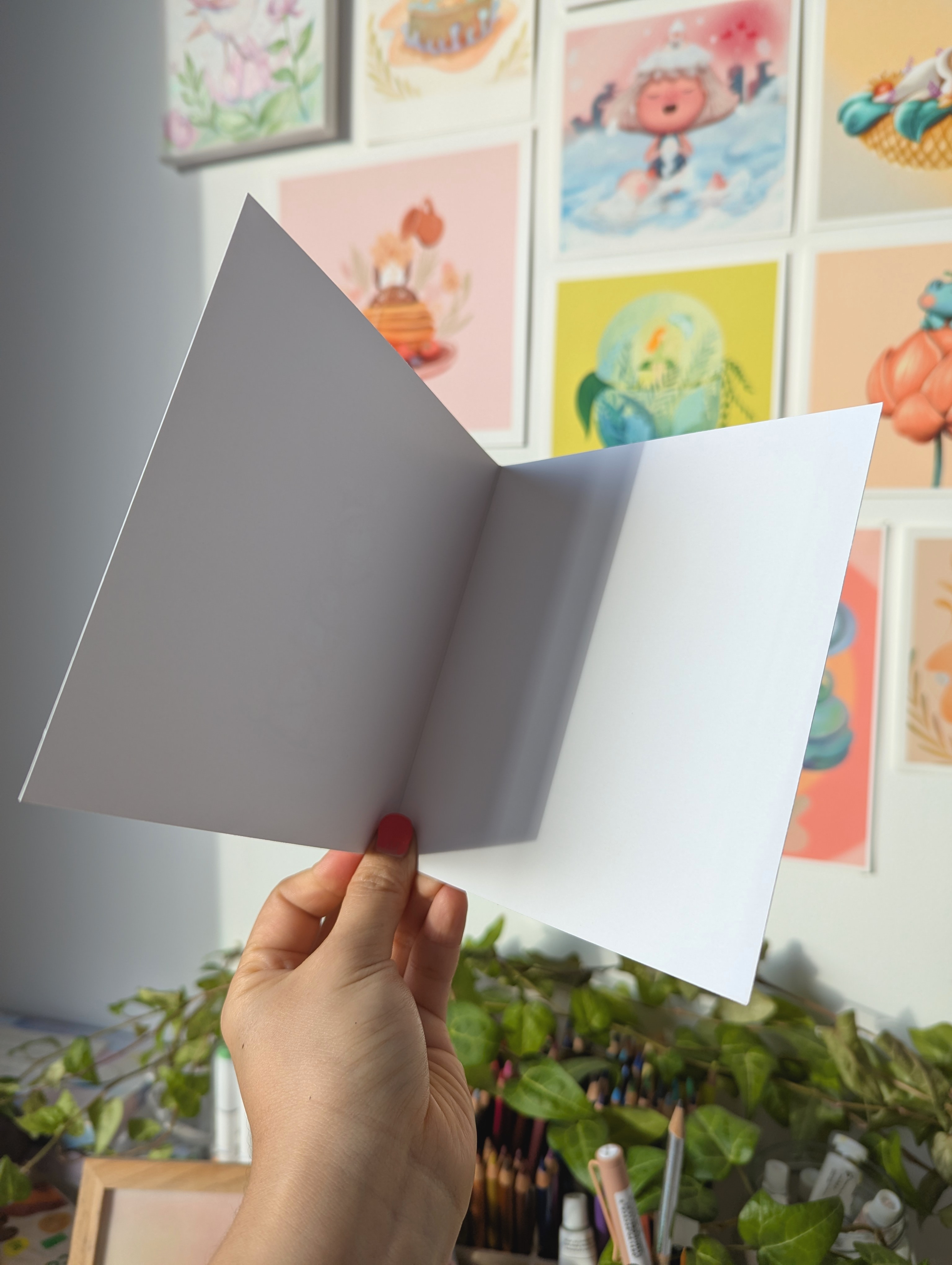 Penguin Christmas Card - Holiday Pause 