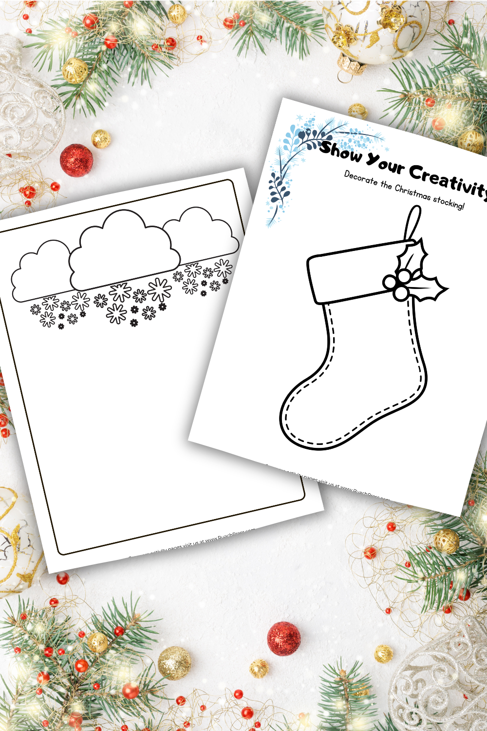 FREE Christmas Coloring and Activity Pages