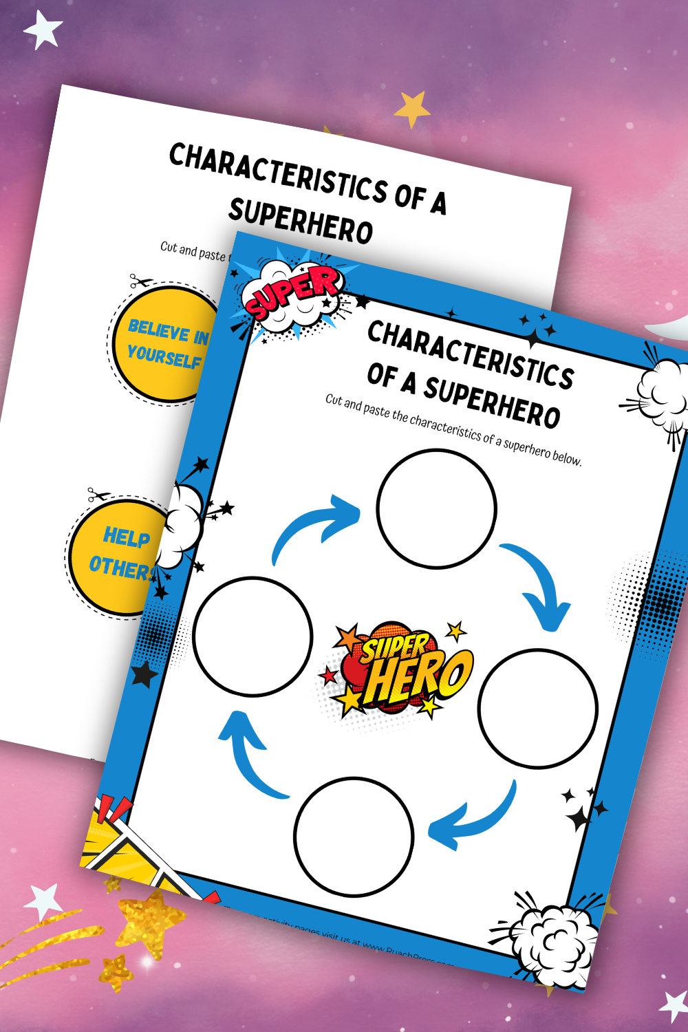 FREE Superhero Characteristics Worksheet