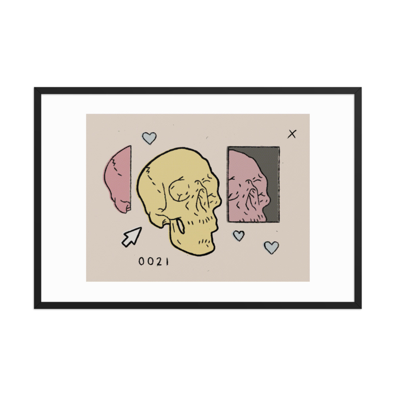 FIG 0021 Framed poster