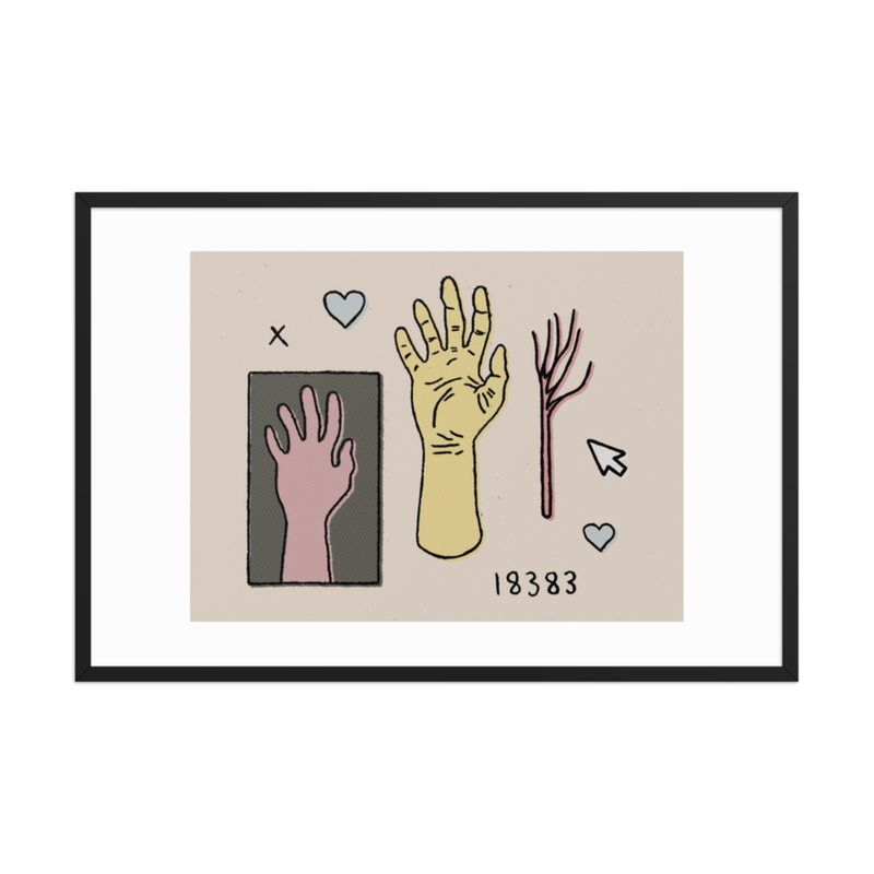 FIG 18383 Framed poster