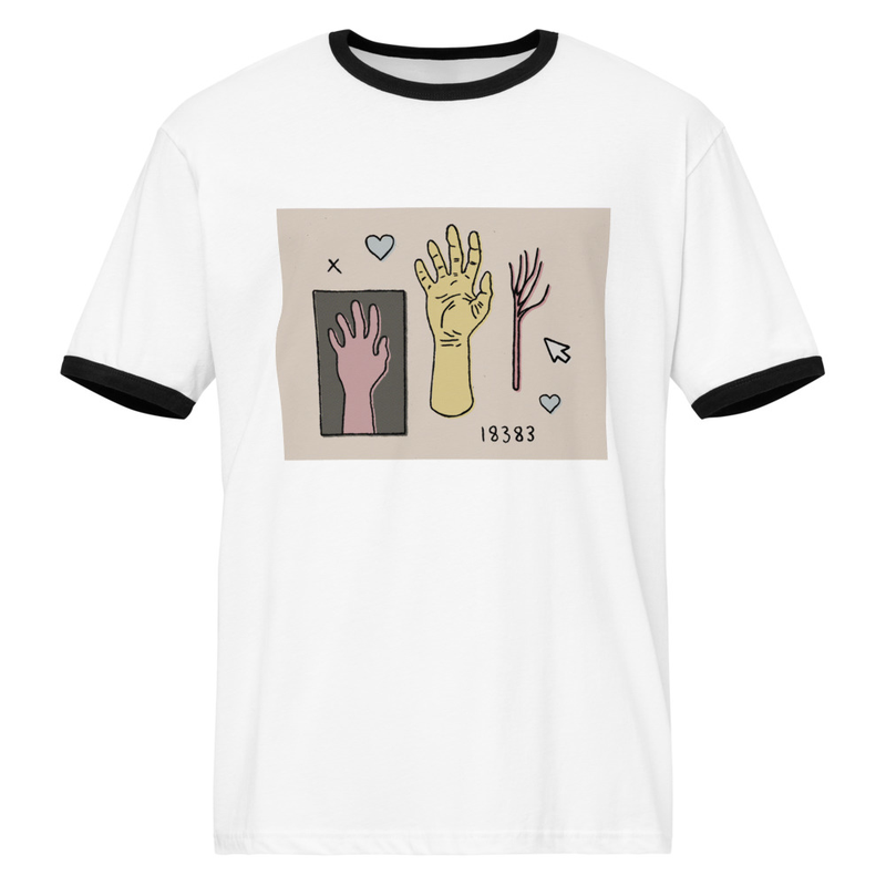 FIG 18383 Unisex ringer t-shirt