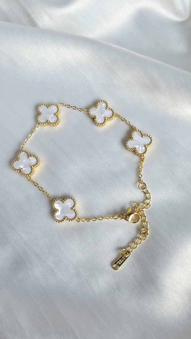 Gold Clover Bracelet