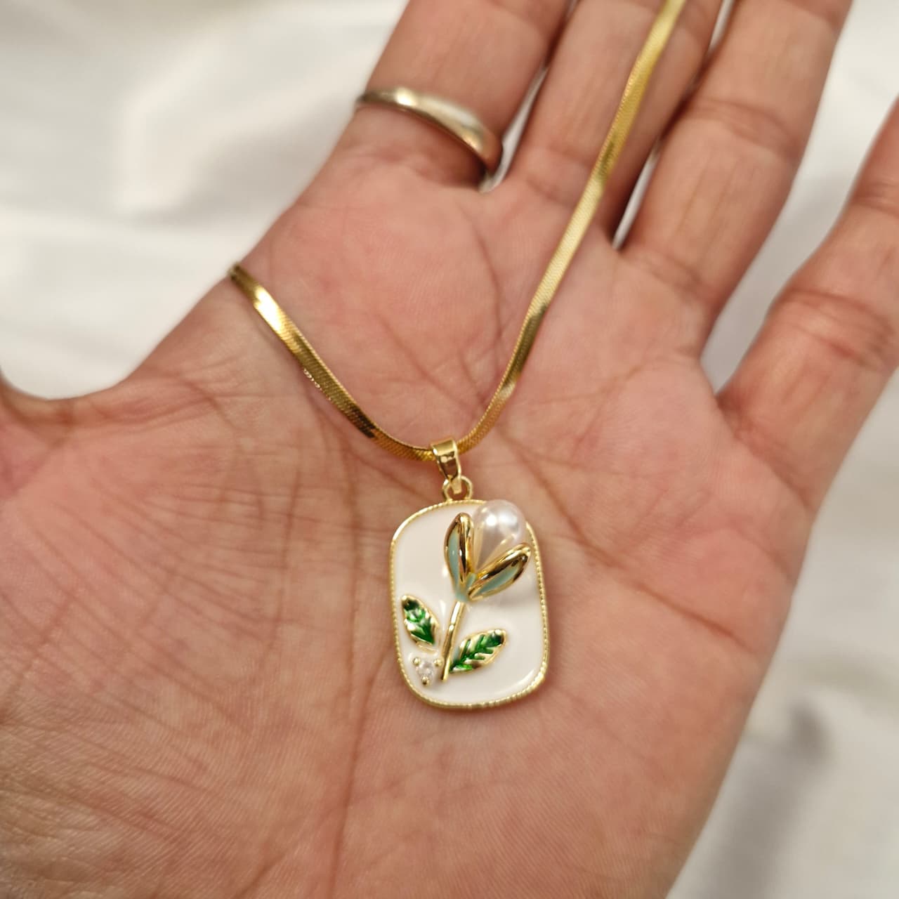 Pearl Floret Necklace