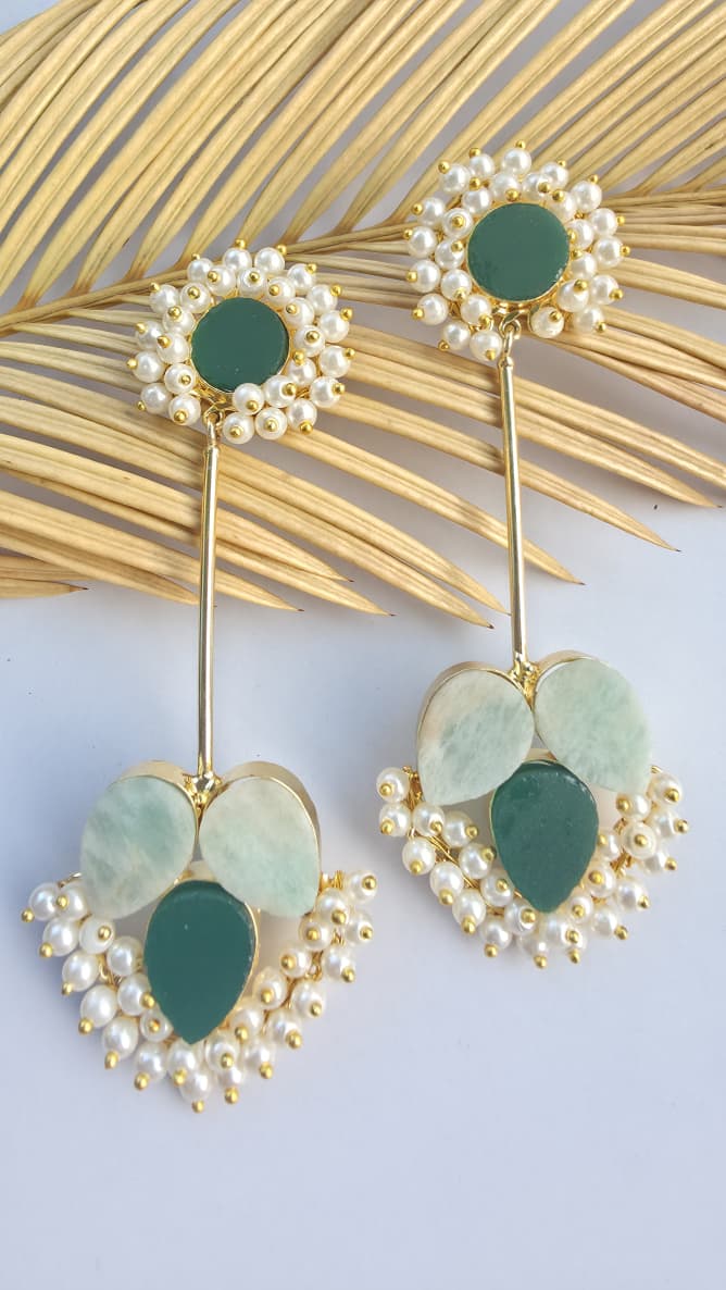 Blushing Bloom Danglers 