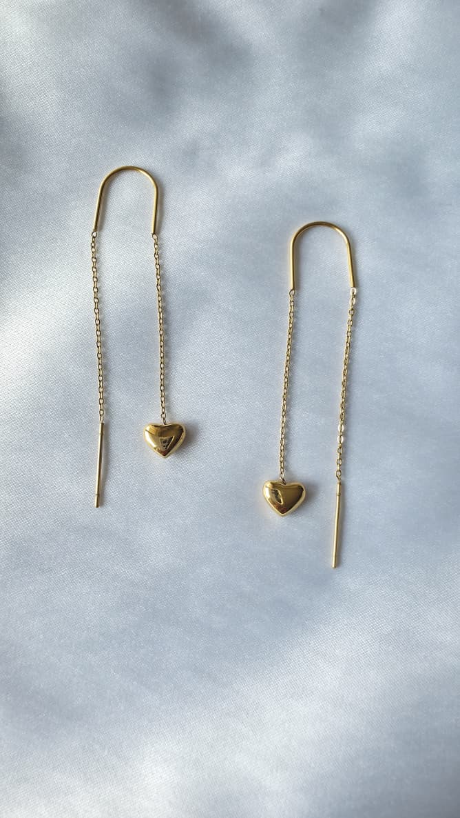 Dainty Heart Dangle Threaders