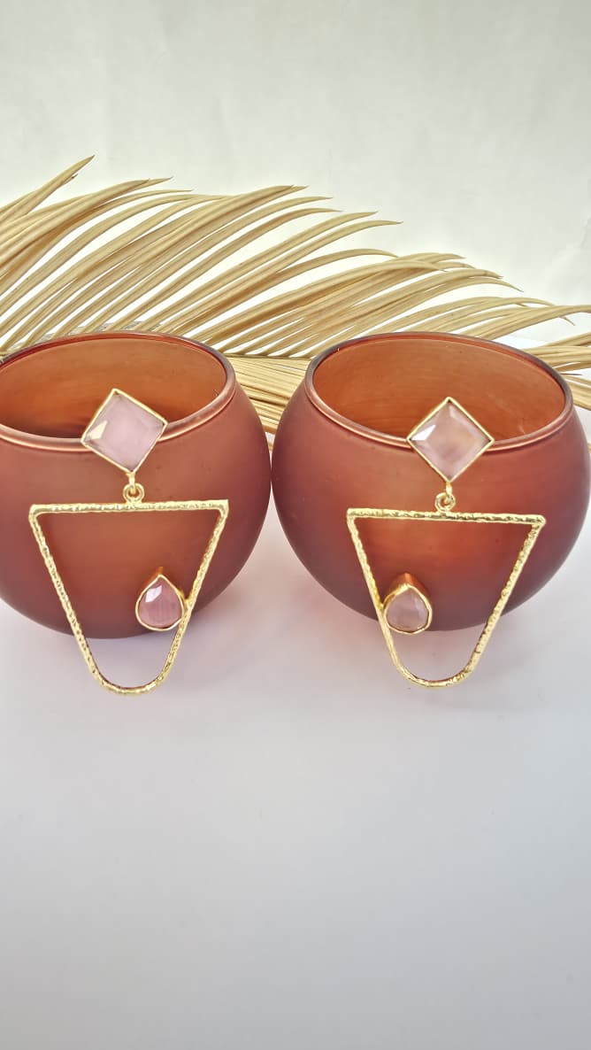 Geometric Drop Earrings