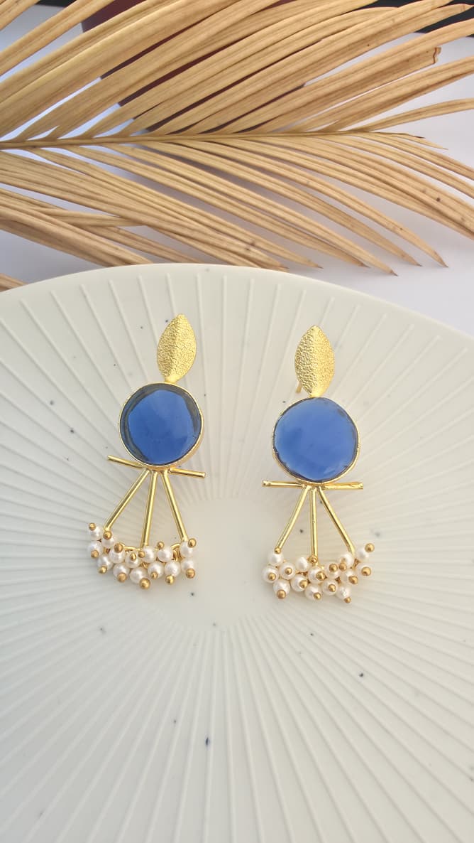 Blue Bloom Earrings