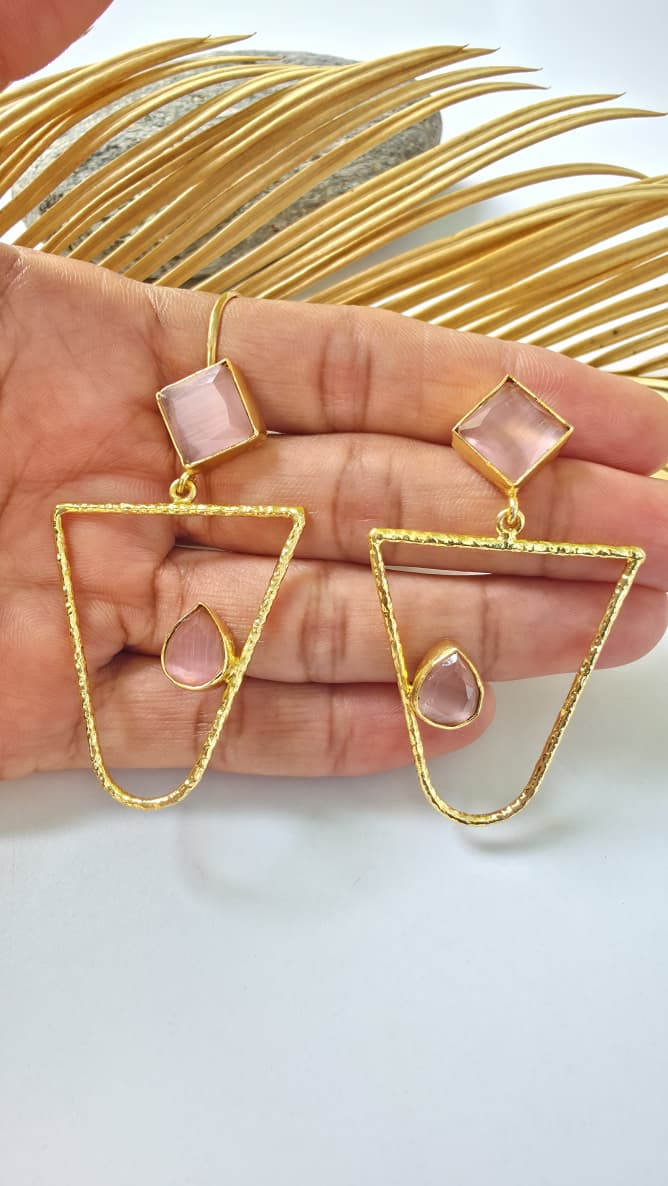 Geometric Drop Earrings