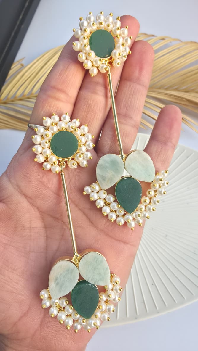 Blushing Bloom Danglers 