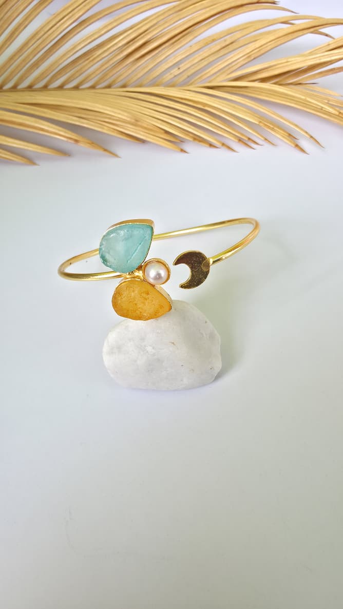 Matt Druzzy double Stone Bracelet