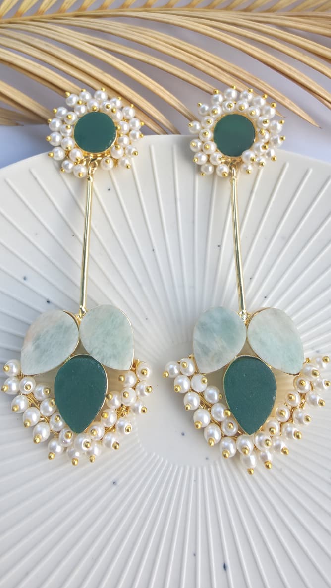 Blushing Bloom Danglers 