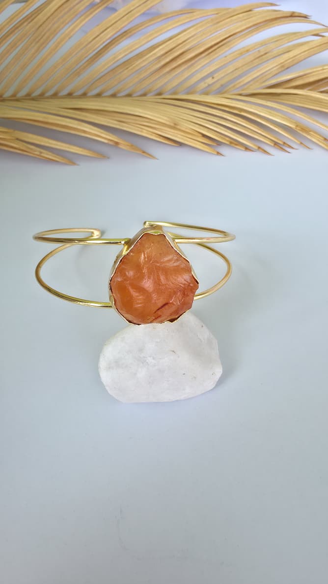 Druzzy Raw Stone Bracelet