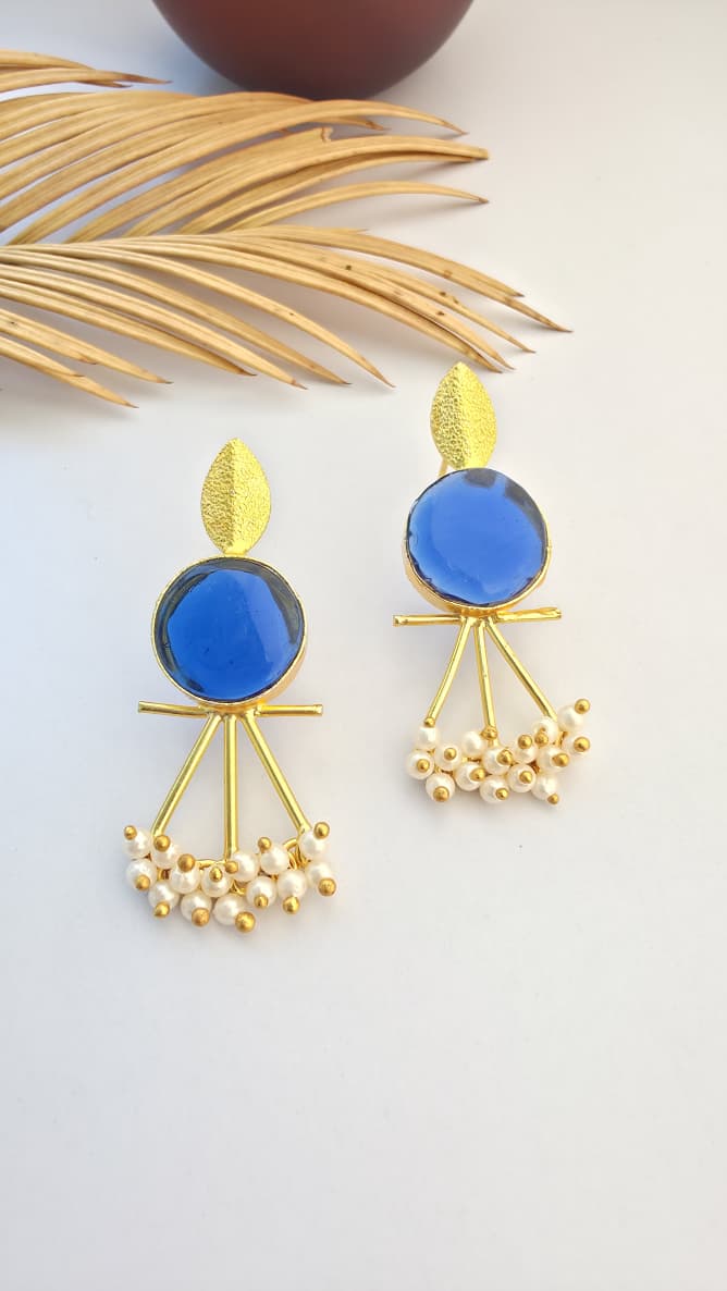 Blue Bloom Earrings